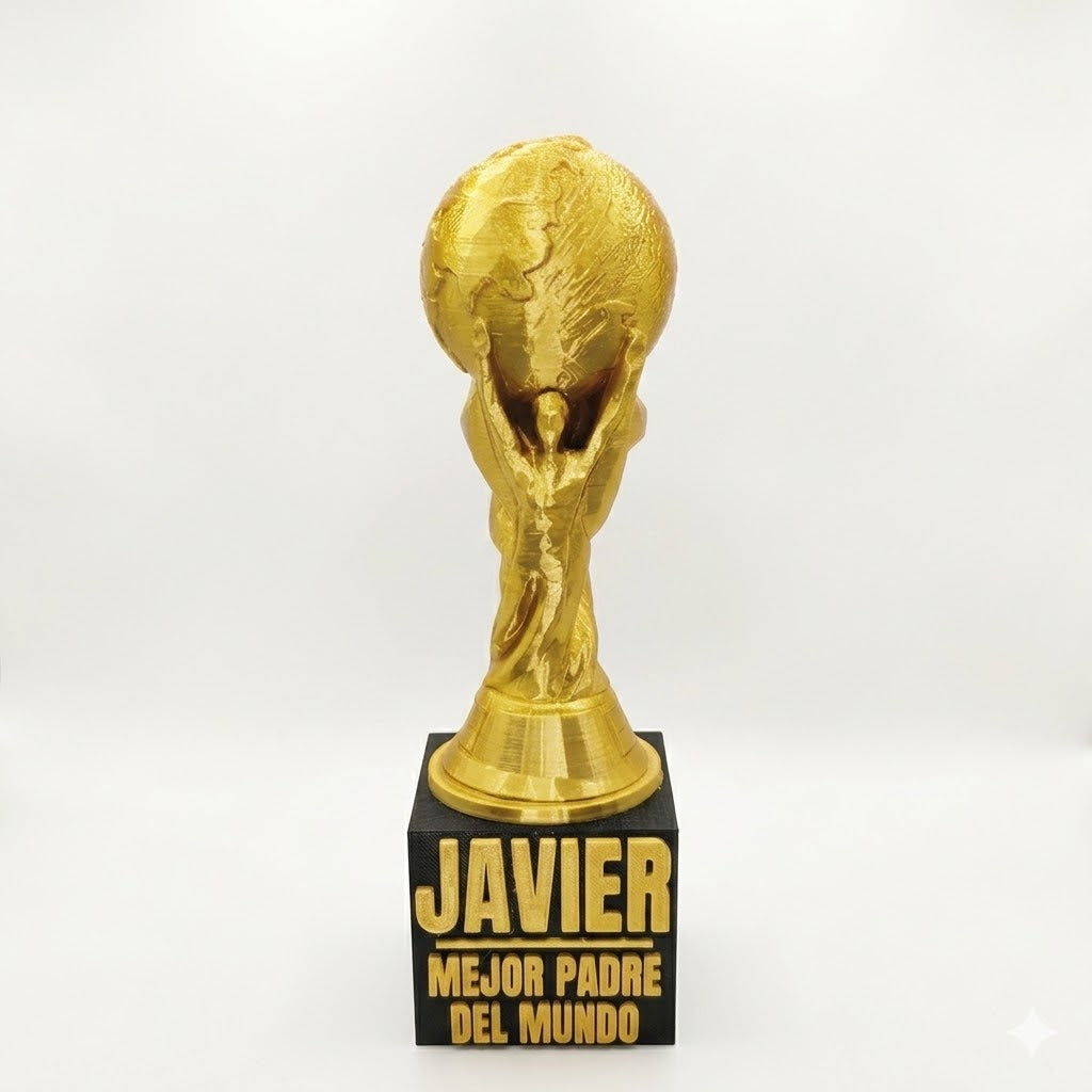 Copa del Mundo - Mejor Padre Del Mundo | Trofeo Personalizado