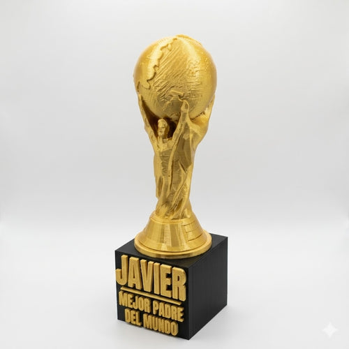 Copa del Mundo - Mejor Padre Del Mundo | Trofeo Personalizado