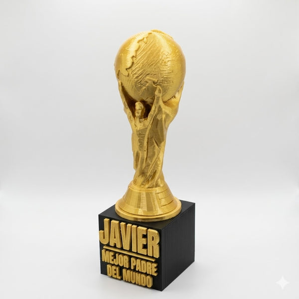 Copa del Mundo - Mejor Padre Del Mundo | Trofeo Personalizado