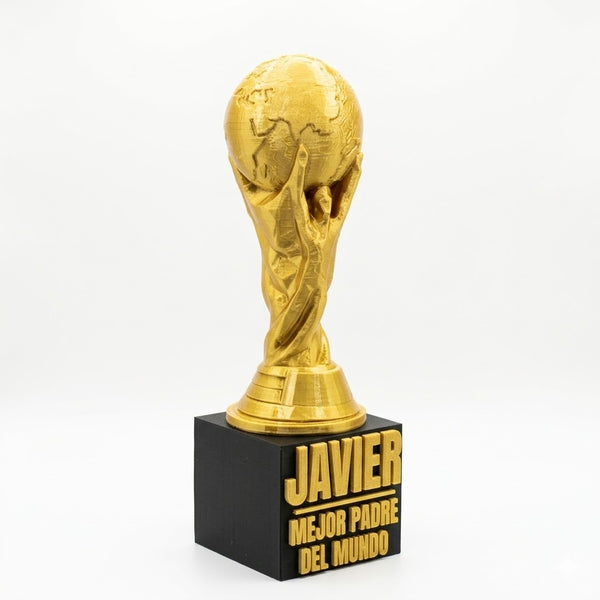 Copa del Mundo - Mejor Padre Del Mundo | Trofeo Personalizado